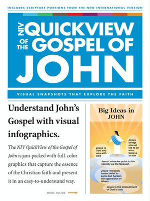 cover image of NIV QuickView of the Gospel of John